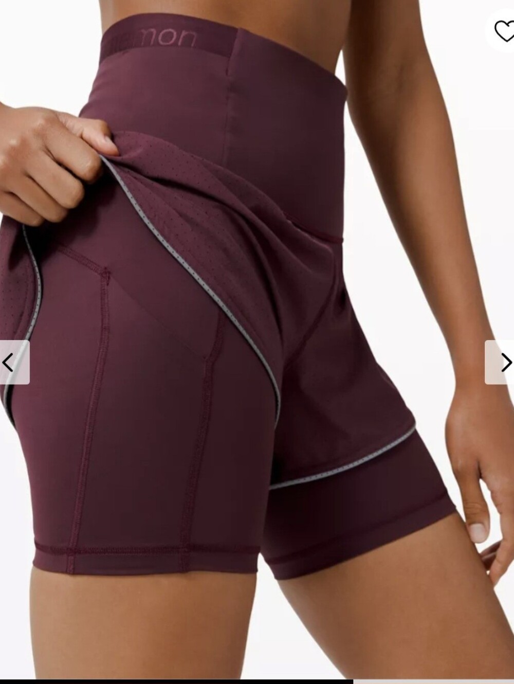 Dark Plum Hottie Hot Shorts